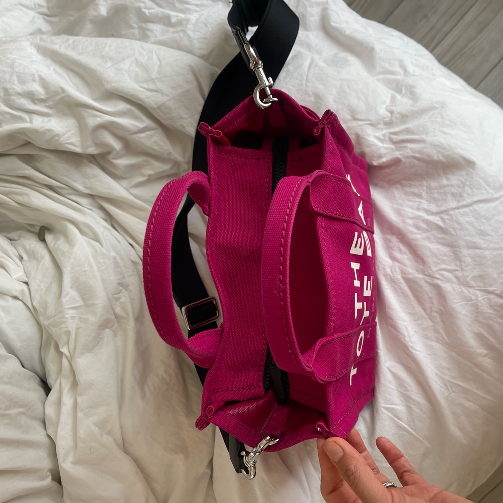 Marc Jacobs Fuchsia Canvas Tote - Picture 10 of 14